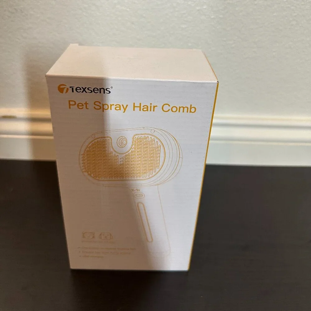 Texsens Pet Spray Hair Comb In Box